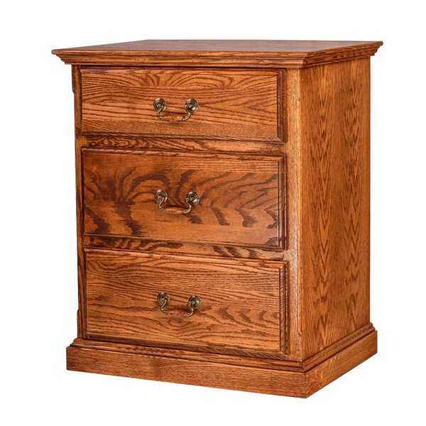 Shop Forest Designs Traditional Wood 3-drawer Nightstand 