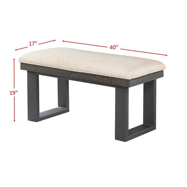 Picket House Furnishings Sullivan 6PC Dining Set Table, 4 Dining