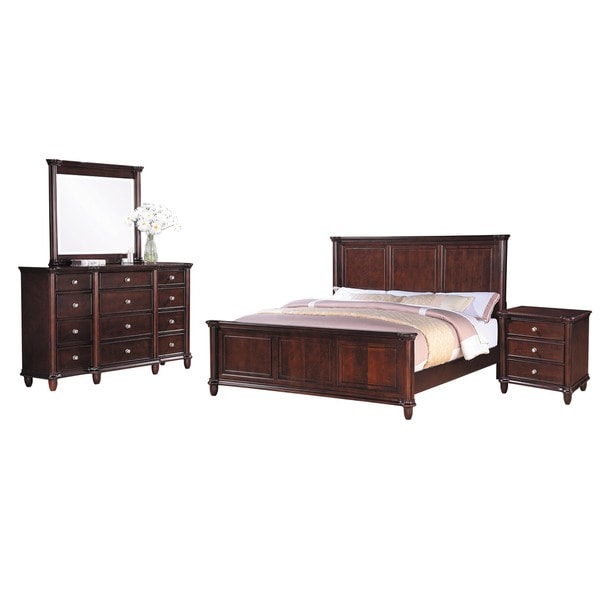 Picket House Furnishings Gavin King Panel 4PC Bedroom Set 