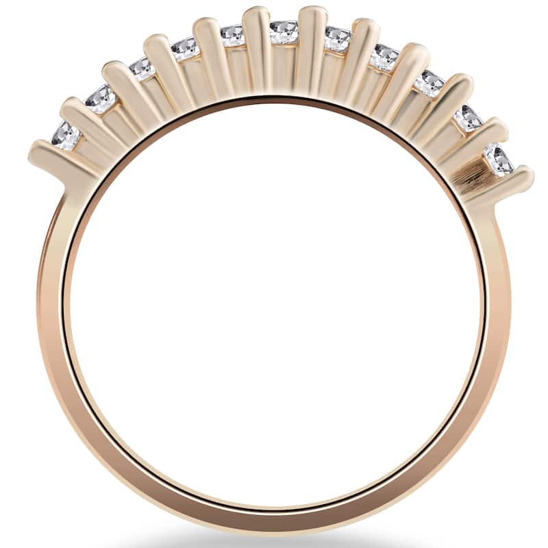 14k Yellow Gold 1/2 ct TDW Diamond Wedding Ring Anniversary