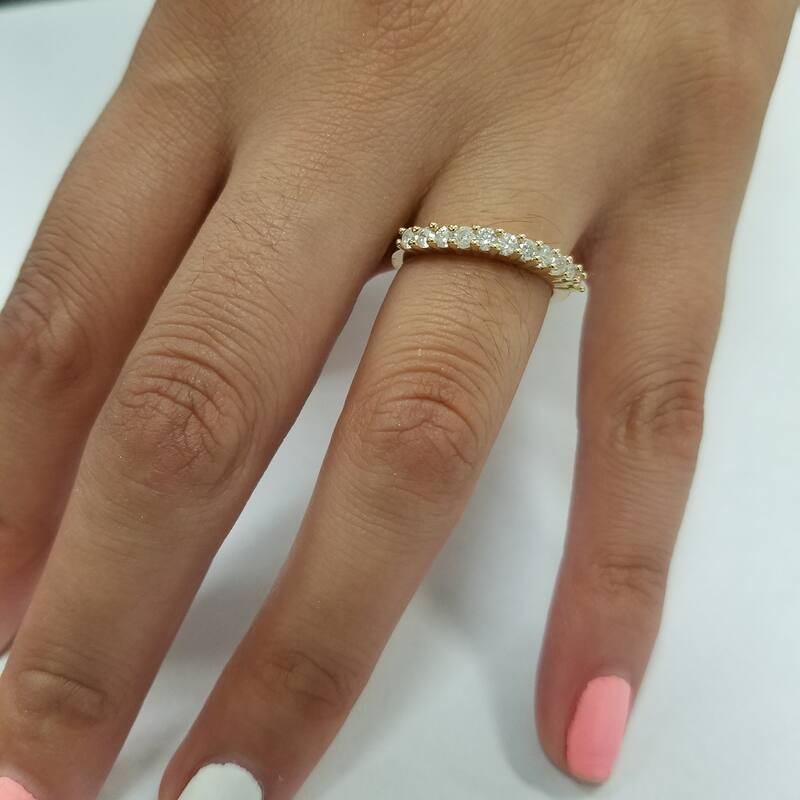 14k Yellow Gold 1/2 ct TDW Diamond Wedding Ring Anniversary