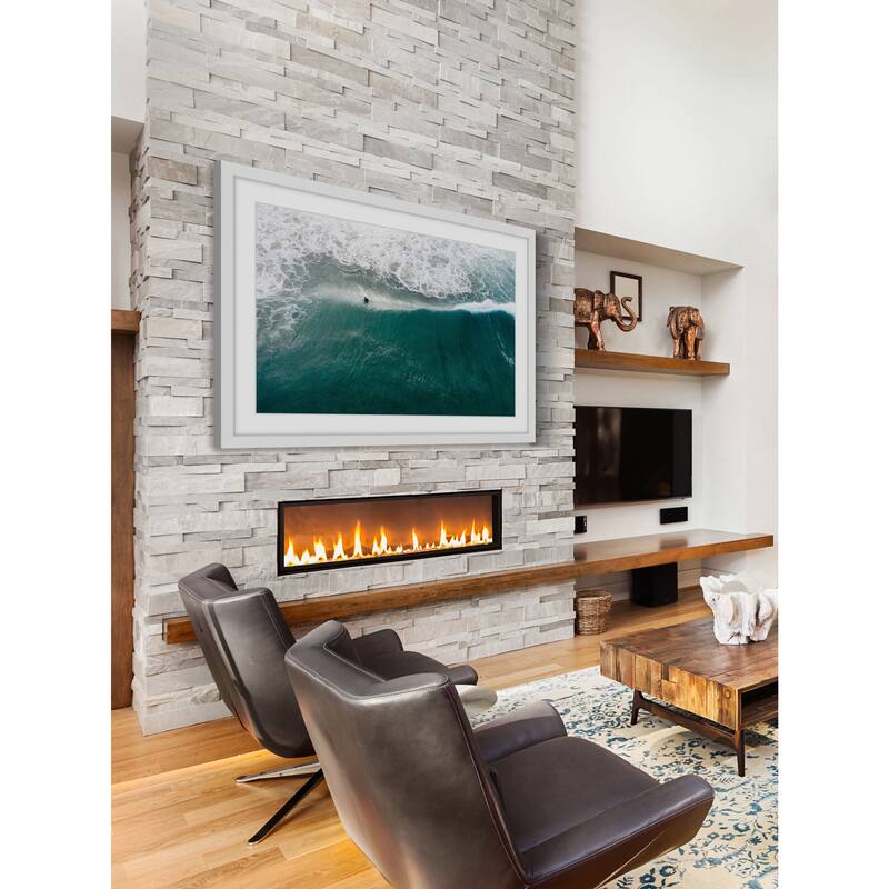 Marmont Hill - 'Catch that Wave' by Karolis Janulis Framed Painting Print - Multi-Color