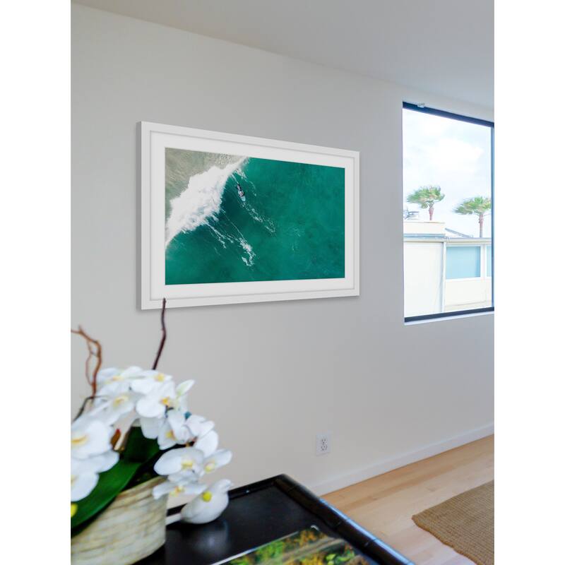 Marmont Hill - 'Big Wave' by Karolis Janulis Framed Painting Print - Multi-Color