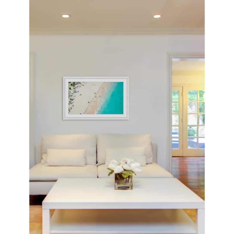 Marmont Hill - 'Shoreline' Framed Painting Print - Multi-Color