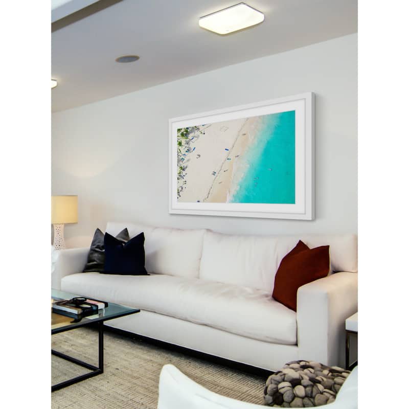 Marmont Hill - 'Shoreline' Framed Painting Print - Multi-Color