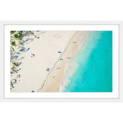 Marmont Hill - 'Shoreline' Framed Painting Print - Multi-Color
