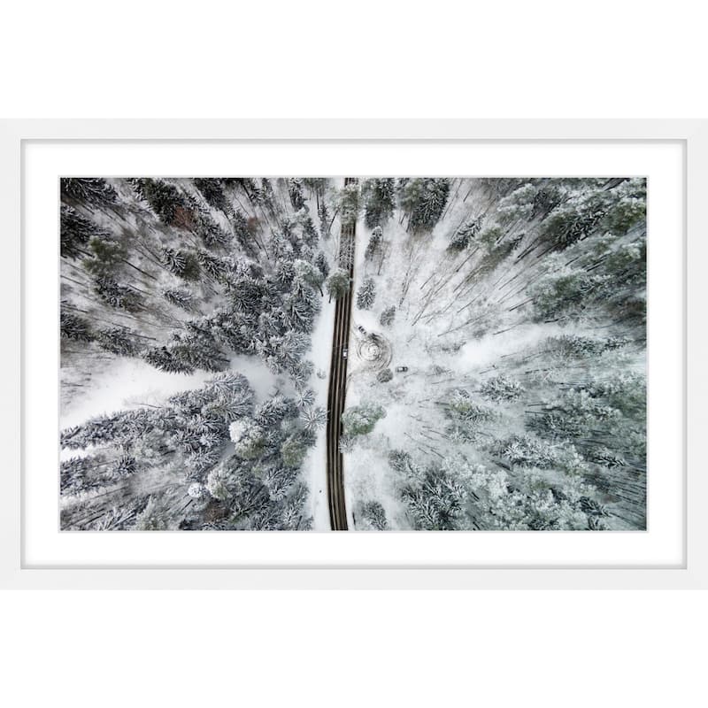 Marmont Hill - 'Amid the Cold' by Karolis Janulis Framed Painting Print - Multi-Color