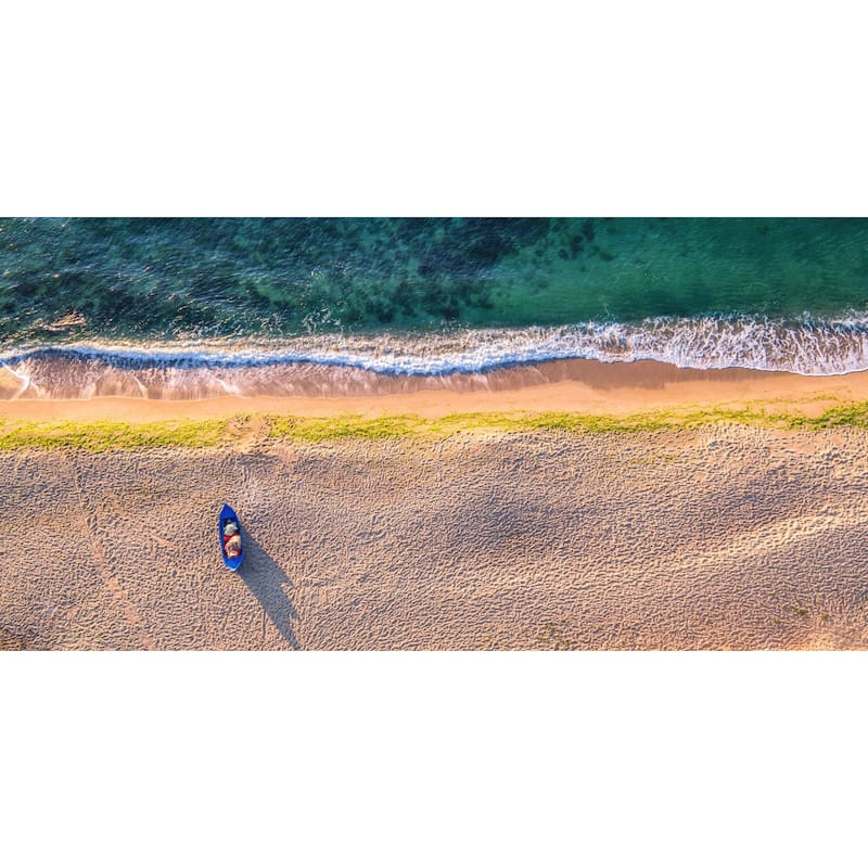 Marmont Hill - 'One Canoe' Painting Print on Wrapped Canvas - Multi-Color
