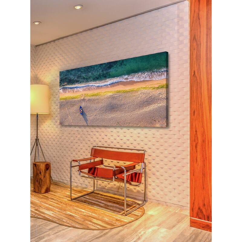 Marmont Hill - 'One Canoe' Painting Print on Wrapped Canvas - Multi-Color