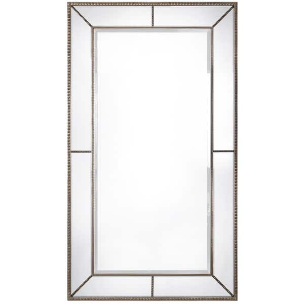 Roxburghe Pewter Leaner Mirror Clear Overstock 12828545