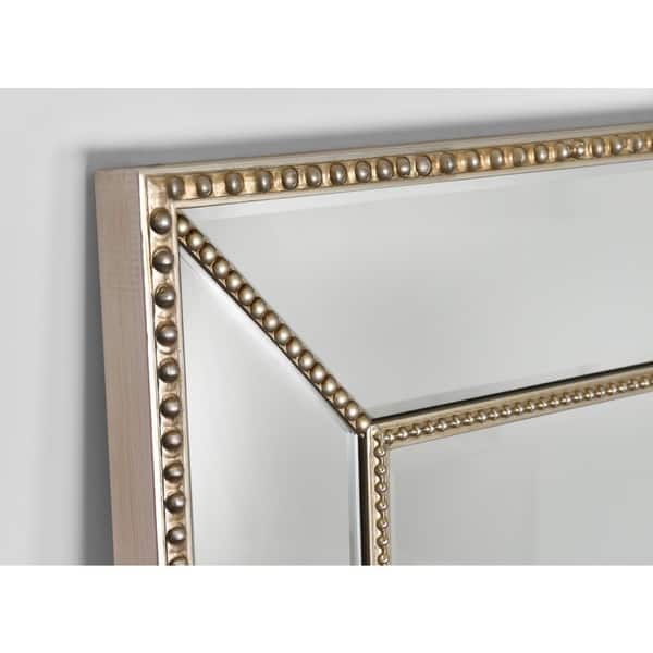 Roxburghe Pewter Leaner Mirror Clear Overstock 12828545