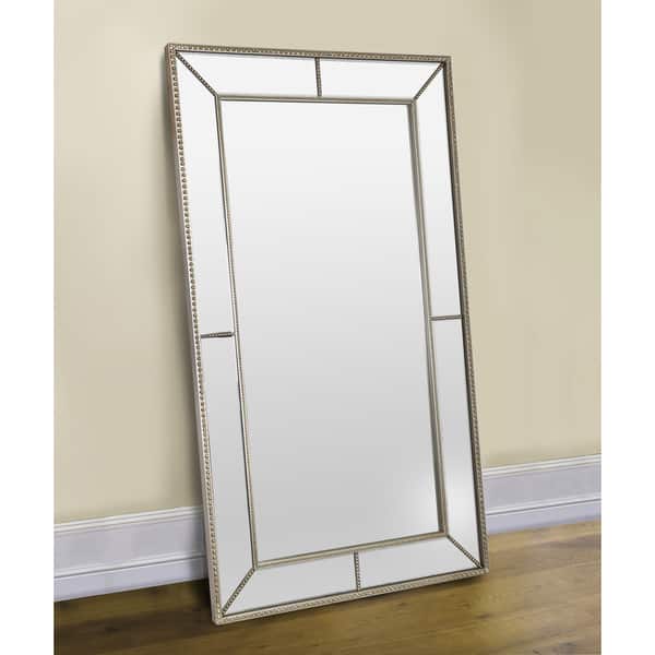 Roxburghe Pewter Leaner Mirror Clear Overstock 12828545