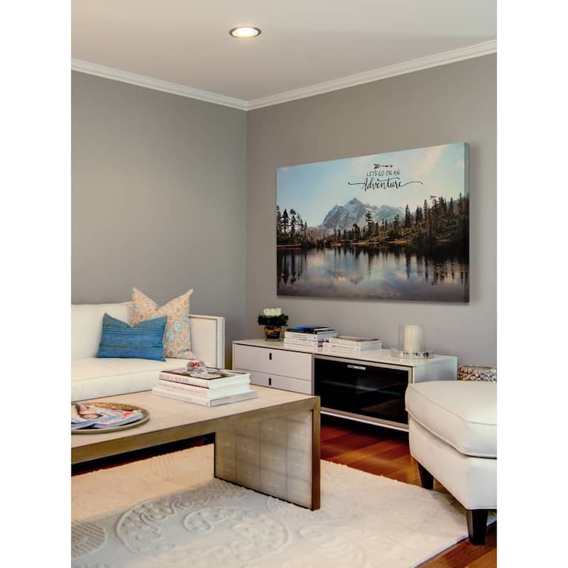 Marmont Hill - 'Lets Go On An Adventure' by Sylvia Cook Painting Print on Wrapped Canvas - Multi-Color