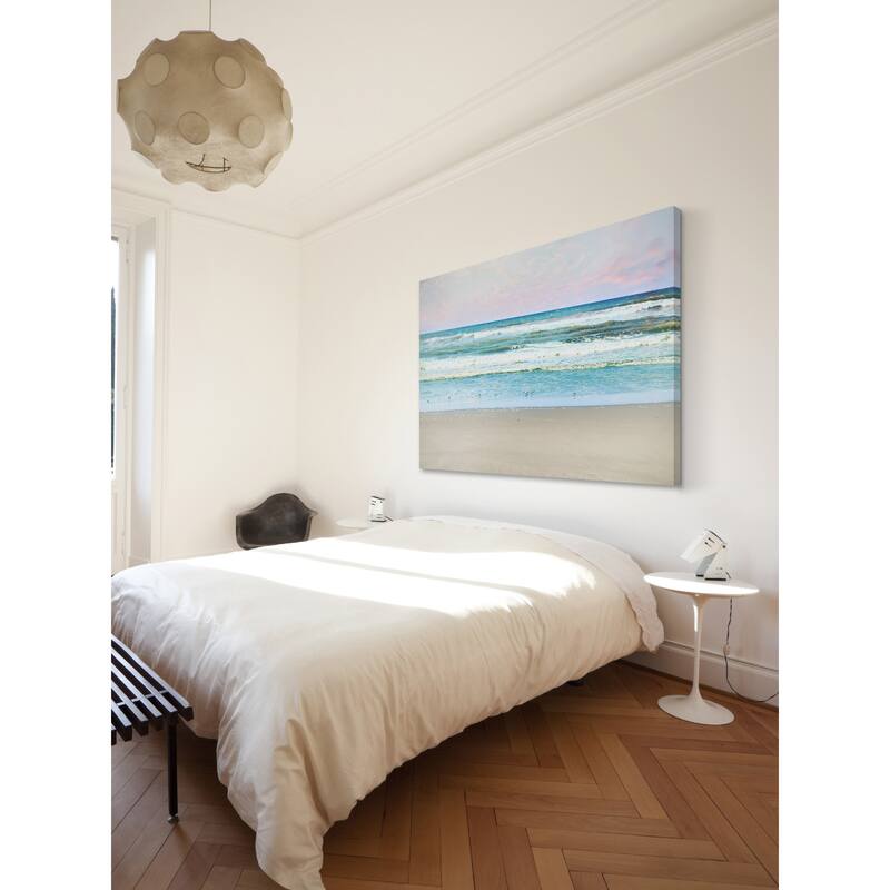 Marmont Hill - 'Summer Beach' by Sylvia Cook Painting Print on Wrapped Canvas - Multi-Color