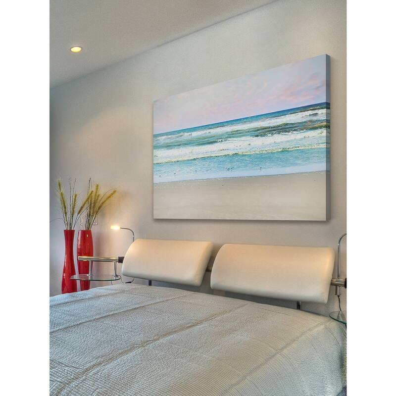 Marmont Hill - 'Summer Beach' by Sylvia Cook Painting Print on Wrapped Canvas - Multi-Color