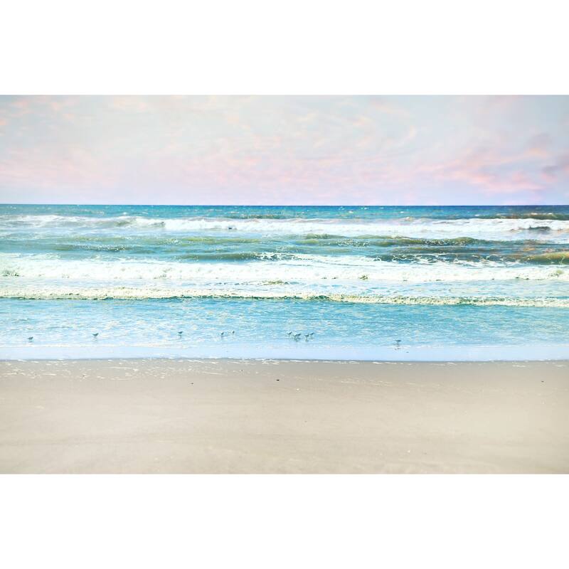 Marmont Hill - 'Summer Beach' by Sylvia Cook Painting Print on Wrapped Canvas - Multi-Color