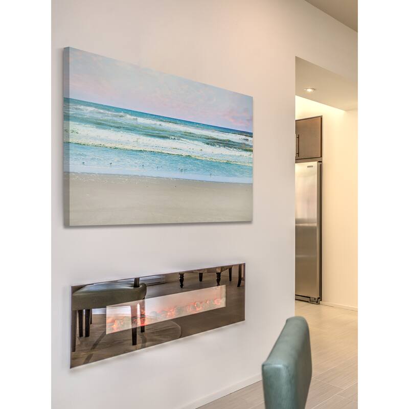 Marmont Hill - 'Summer Beach' by Sylvia Cook Painting Print on Wrapped Canvas - Multi-Color
