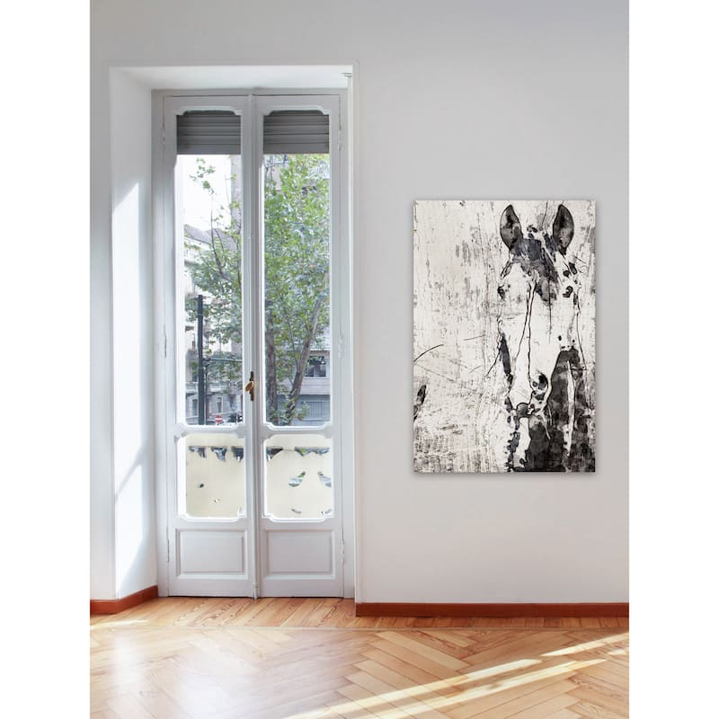 Marmont Hill - 'French Kiss' by Irena Orlov Painting Print on Wrapped Canvas - Multi-Color
