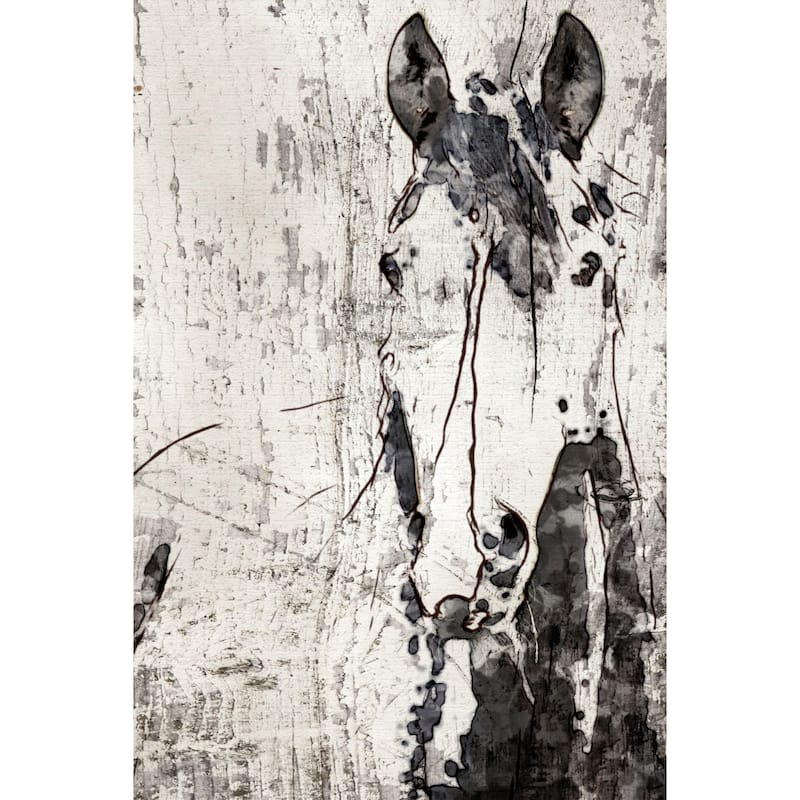 Marmont Hill - 'French Kiss' by Irena Orlov Painting Print on Wrapped Canvas - Multi-Color