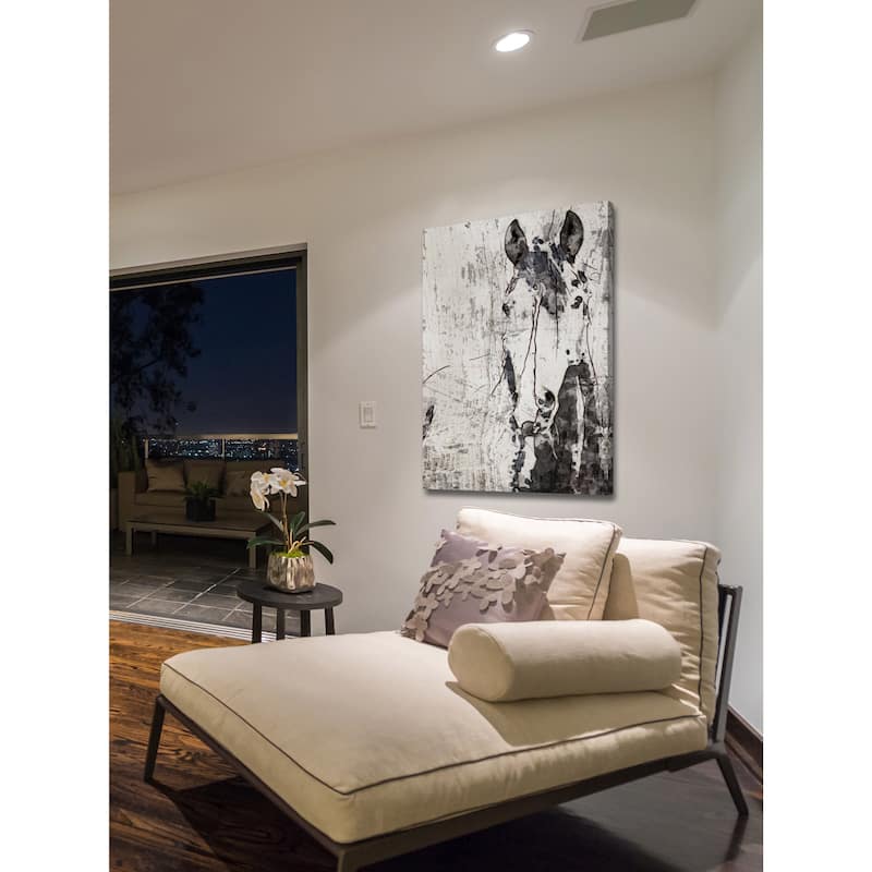 Marmont Hill - 'French Kiss' by Irena Orlov Painting Print on Wrapped Canvas - Multi-Color