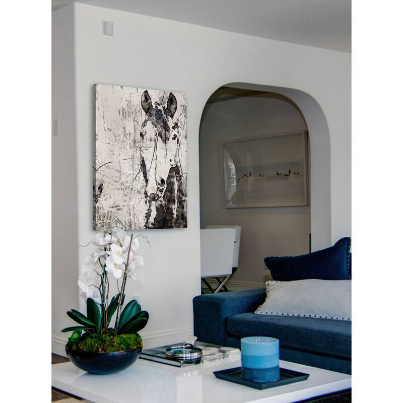 Marmont Hill - 'French Kiss' by Irena Orlov Painting Print on Wrapped Canvas - Multi-Color