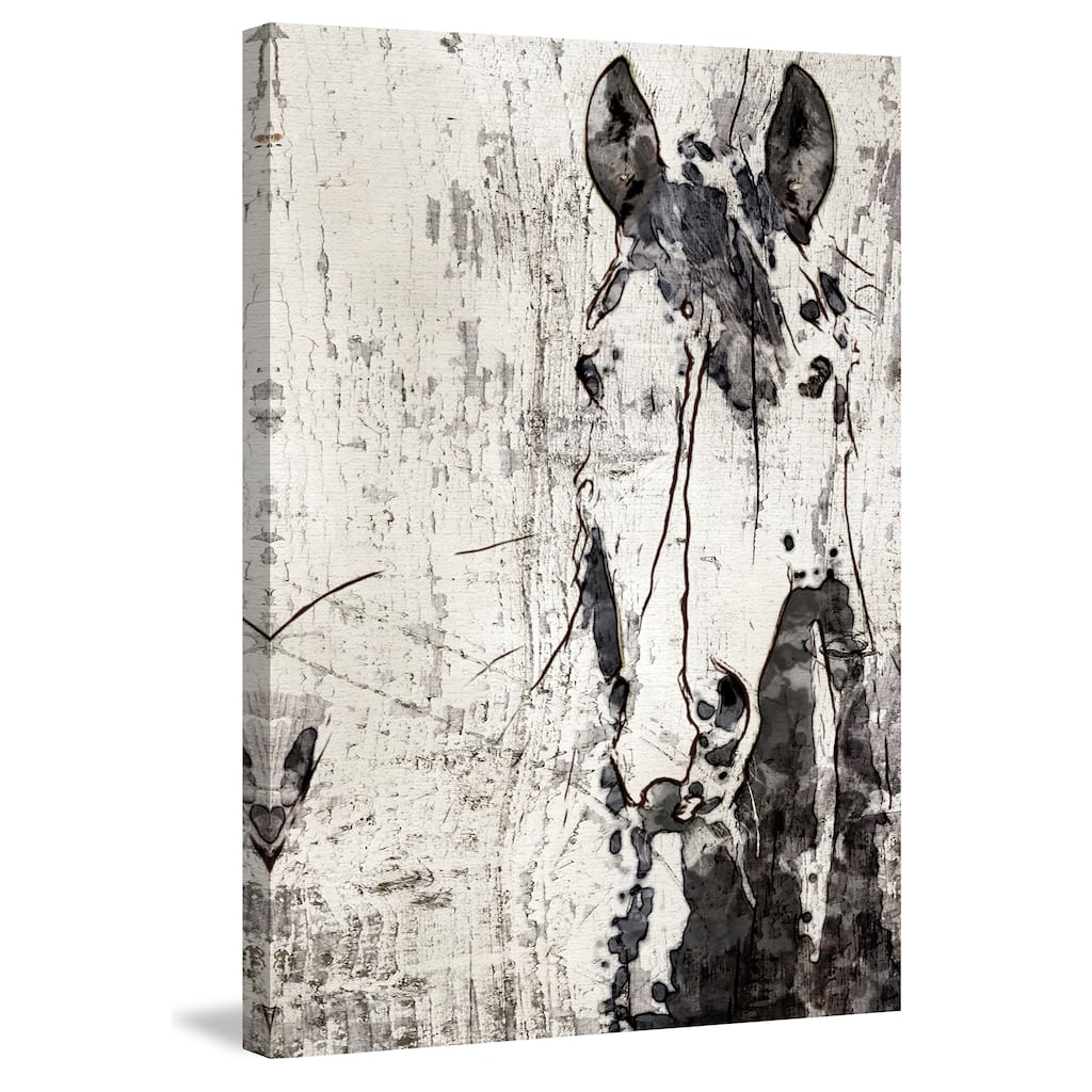 Marmont Hill - 'French Kiss' by Irena Orlov Painting Print on Wrapped Canvas - Multi-Color