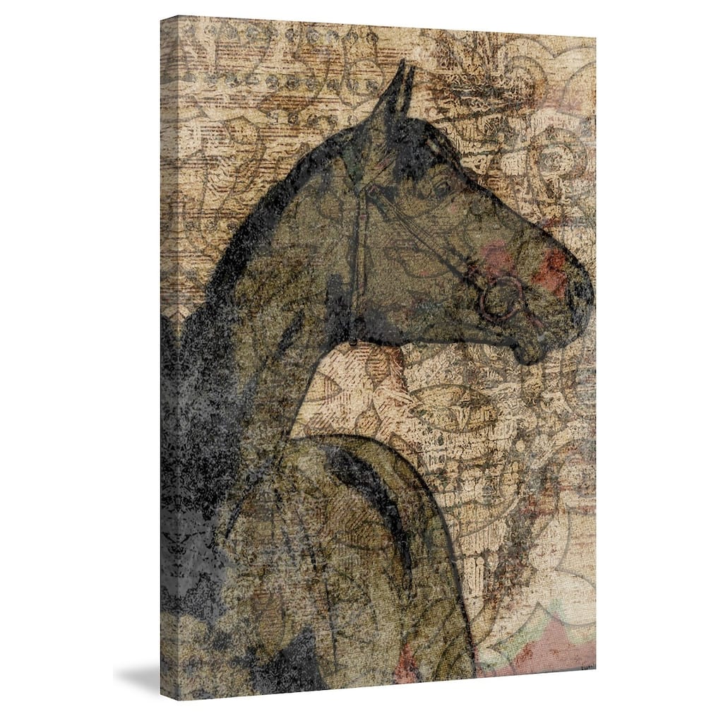 Marmont Hill - 'Mustang' by Irena Orlov Painting Print on Wrapped Canvas - Multi-Color