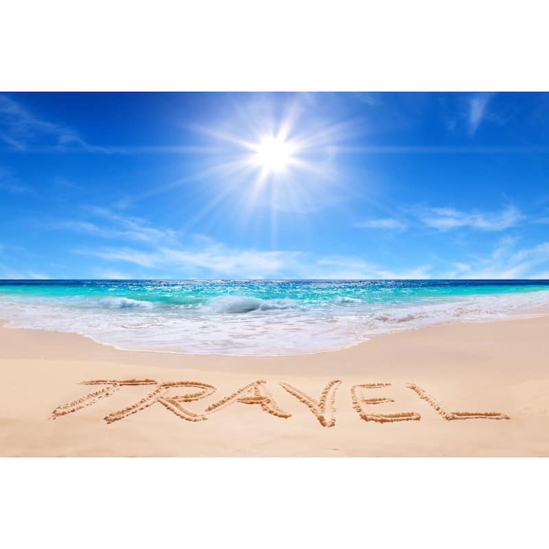 Marmont Hill - 'Travel in the Sand' Painting Print on Wrapped Canvas - Multi-Color
