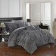 preview thumbnail 2 of 8, Gracewood Hollow Redshirt Charcoal 10-piece Bed in a Bag Comforter Set