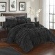 preview thumbnail 2 of 8, Gracewood Hollow Redshirt Black 10-piece Bed in a Bag Comforter Set