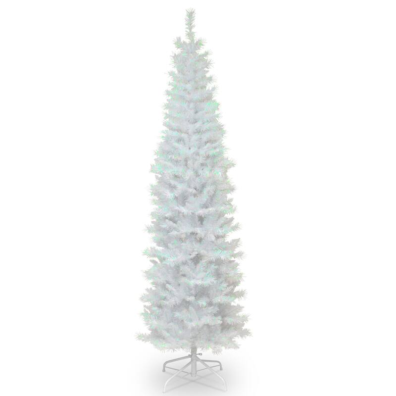 National Tree Company 6 ft. White Iridescent Tinsel - 6 Foot
