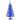 Blue Tinsel 4-foot Tree With Clear Lights