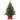 Noble Spruce 2-foot Artificial Tree on Burlap Base With Red Bow