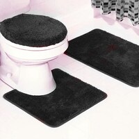 Frieze 3 Piece Bathroom Rug Set 18 X 30 Free Shipping On 3 Piece Frieze Bathroom Rug Set 18 X 30