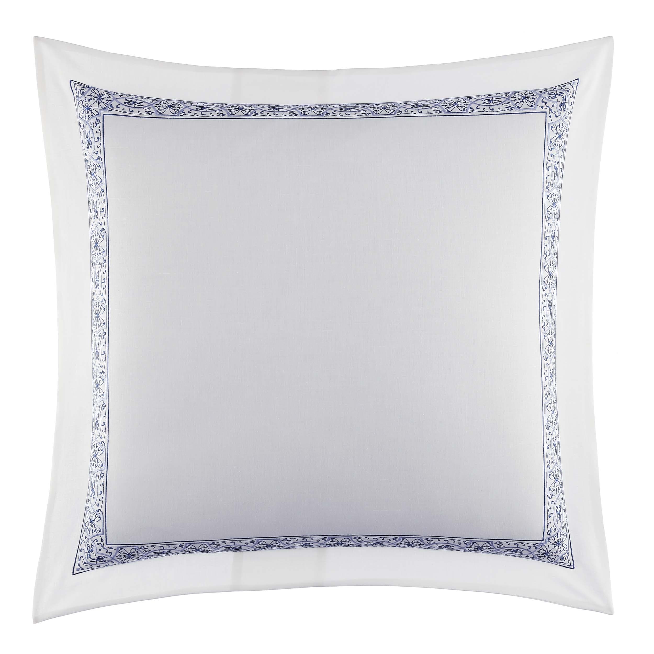 Shop Laura Ashley Charlotte White With Blue Frame European Sham