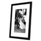 preview thumbnail 4 of 5, Americanflat 12 x 16-inch Black Frame with Glass Front, Hanging Hardware, Matted to Fit 8 x 12-inch or 12 x 16-inch without Mat