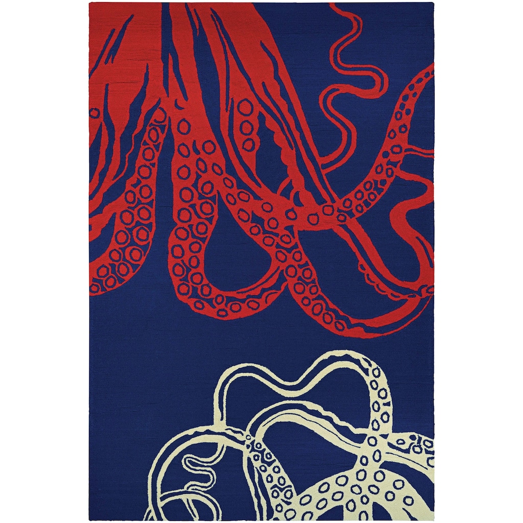 Outdoor Escape Under the Sea Indoor/ Outdoor Area Rug