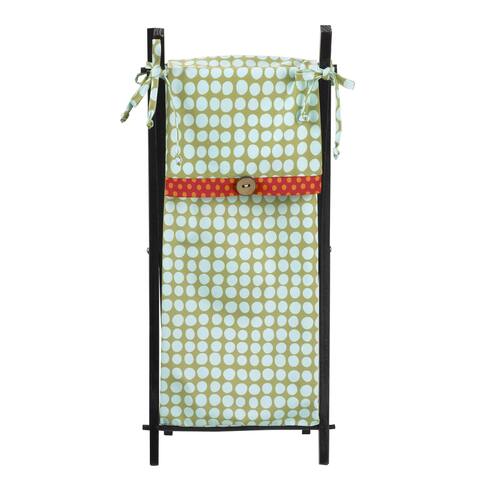 Cotton Tale Lagoon Multicolore Wood/Cotton Hamper - Hold 2 - 4 loads of laundry