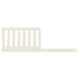 preview thumbnail 3 of 1, Evolur Cream Finish Toddler Rail - Ivory Lace