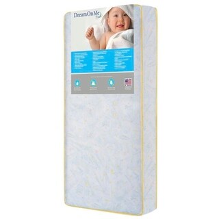 Dream On Me Stars Light 202 Coil Crib and Toddler Mattress