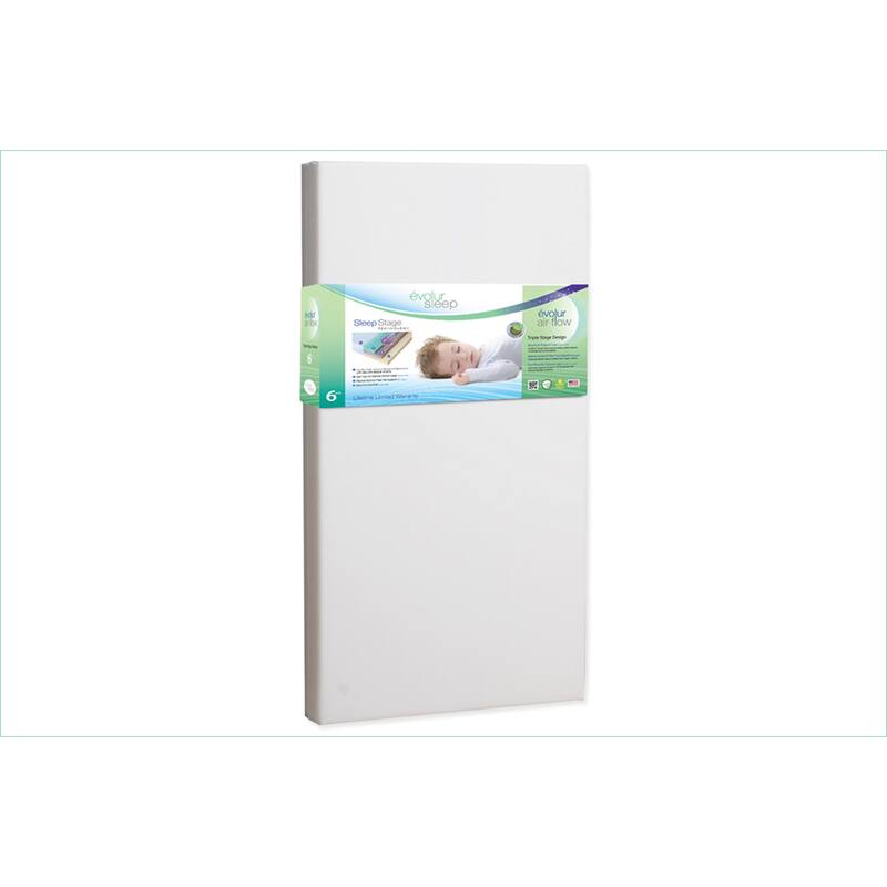 Evolur Sleep Triple Stage Air Flow with Natural Fiber Crib Mattress