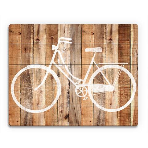 Bicycle Wood Wall Art on Wood