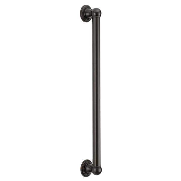 slide 1 of 1, Delta Universal Showering Components ADA Grab Bar 40024-RB Venetian Bronze