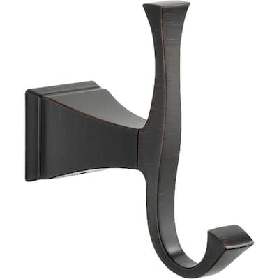 Delta Dryden Double Robe Hook 75135-RB Venetian Bronze