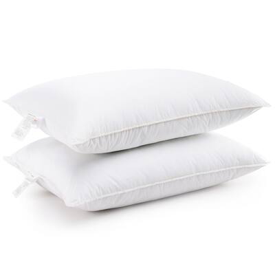 Cheer Collection Hypoallergenic Alternative Down Hollow Fiber Pillow (Set of 2) - White
