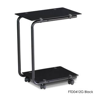 Furinno Coffee Console Sofa End Tables For Less Furinno Kaca Gl U Shaped Wheeled Laptop Desk