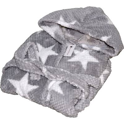 Home Soft Things Star Flannel Bath Robe