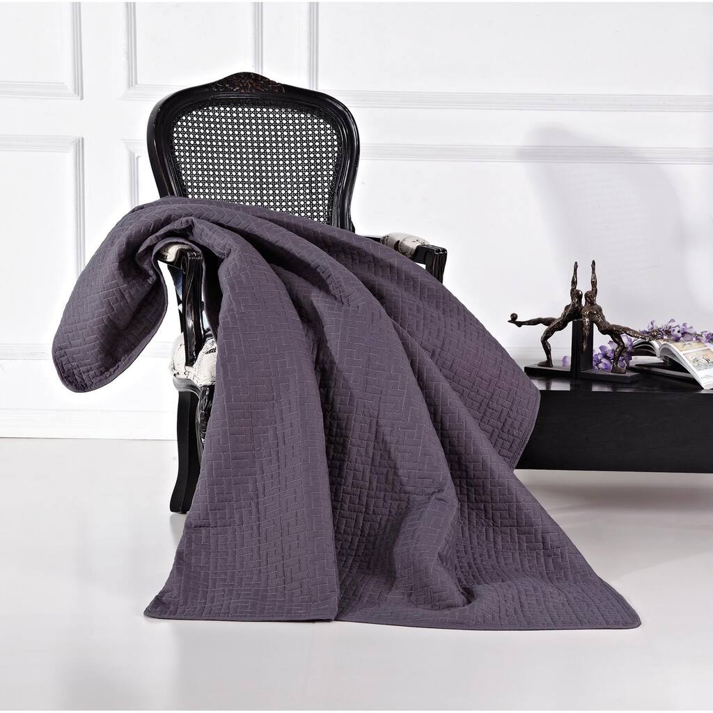 Adalia Basket Weave Quilt Throw