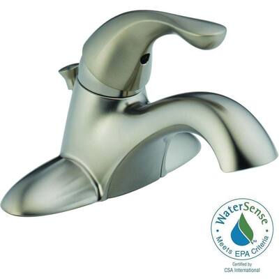 Delta Classic Single Handle Centerset Bathroom Faucet Stainless
