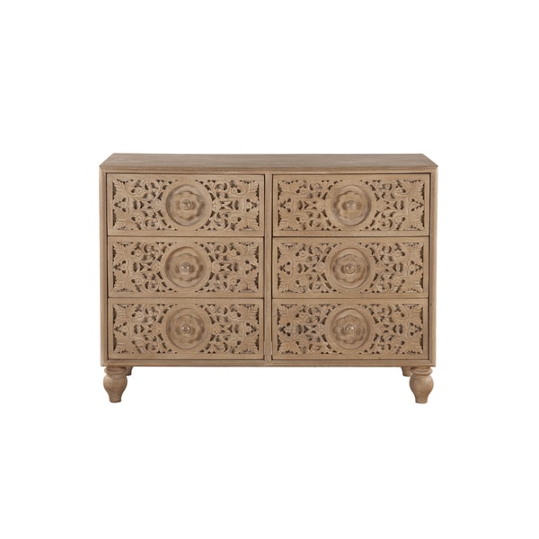 Carved wood dresser Clearance